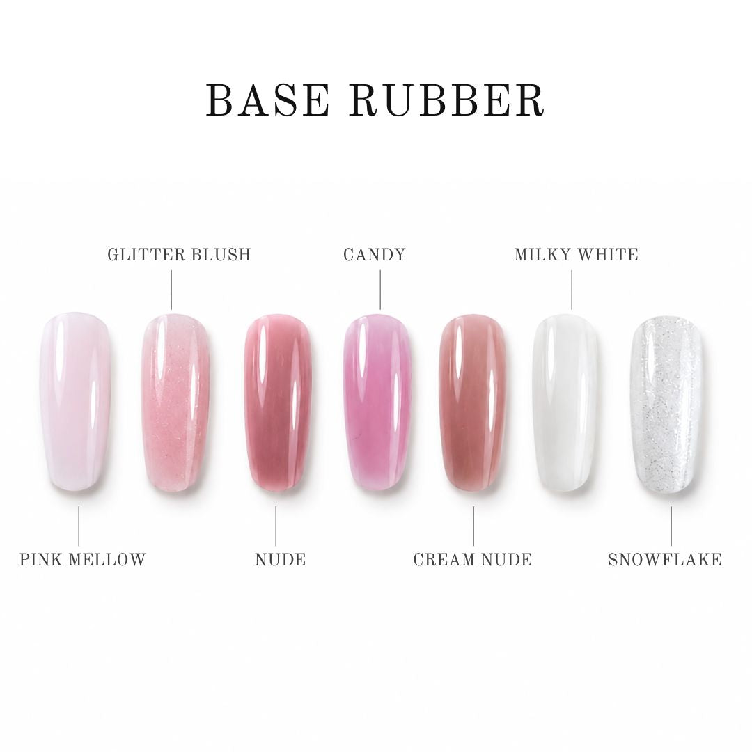 Base Rubber 15ml Pink Mellow