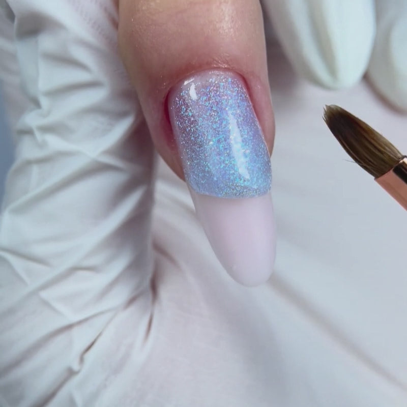 Carica video: Acrygel Glitter Light Blue 30gr