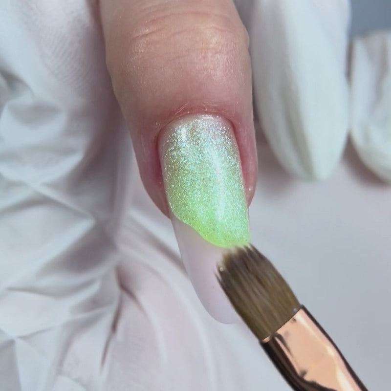 Carica video: Acrygel Glitter Green 30gr