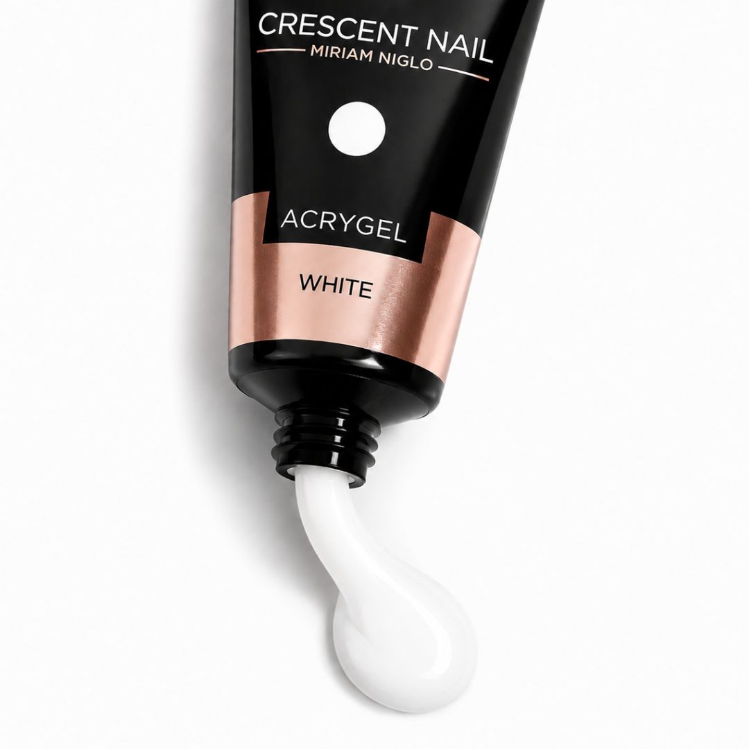11 Acrygel 30gr White Crescent Nail - immagine 1