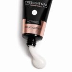 Acrygel 30gr Milky Glitter Crescent Nail