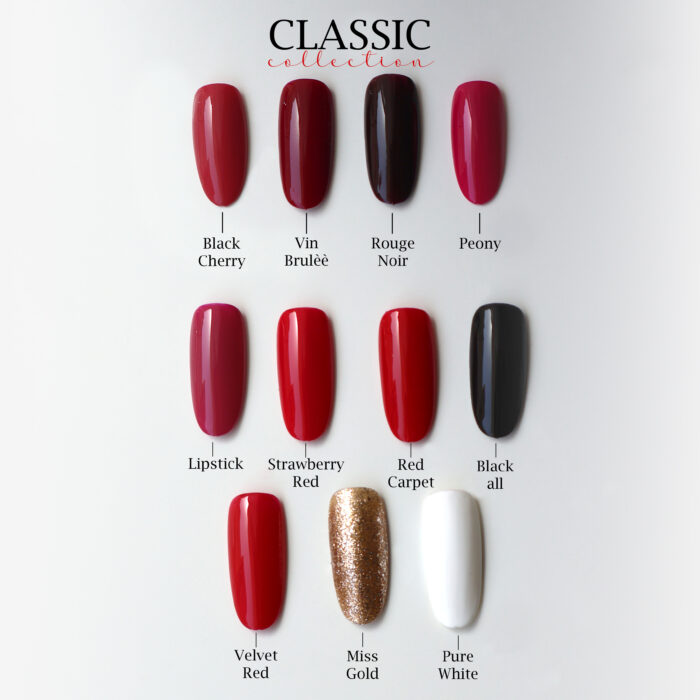 Gel polish 7 ml rouge noir Crescent Nail - immagine 3