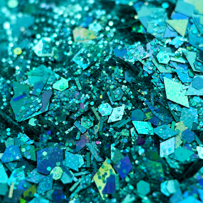 Polvere glitter mix 01 Crescent Nail - immagine 2