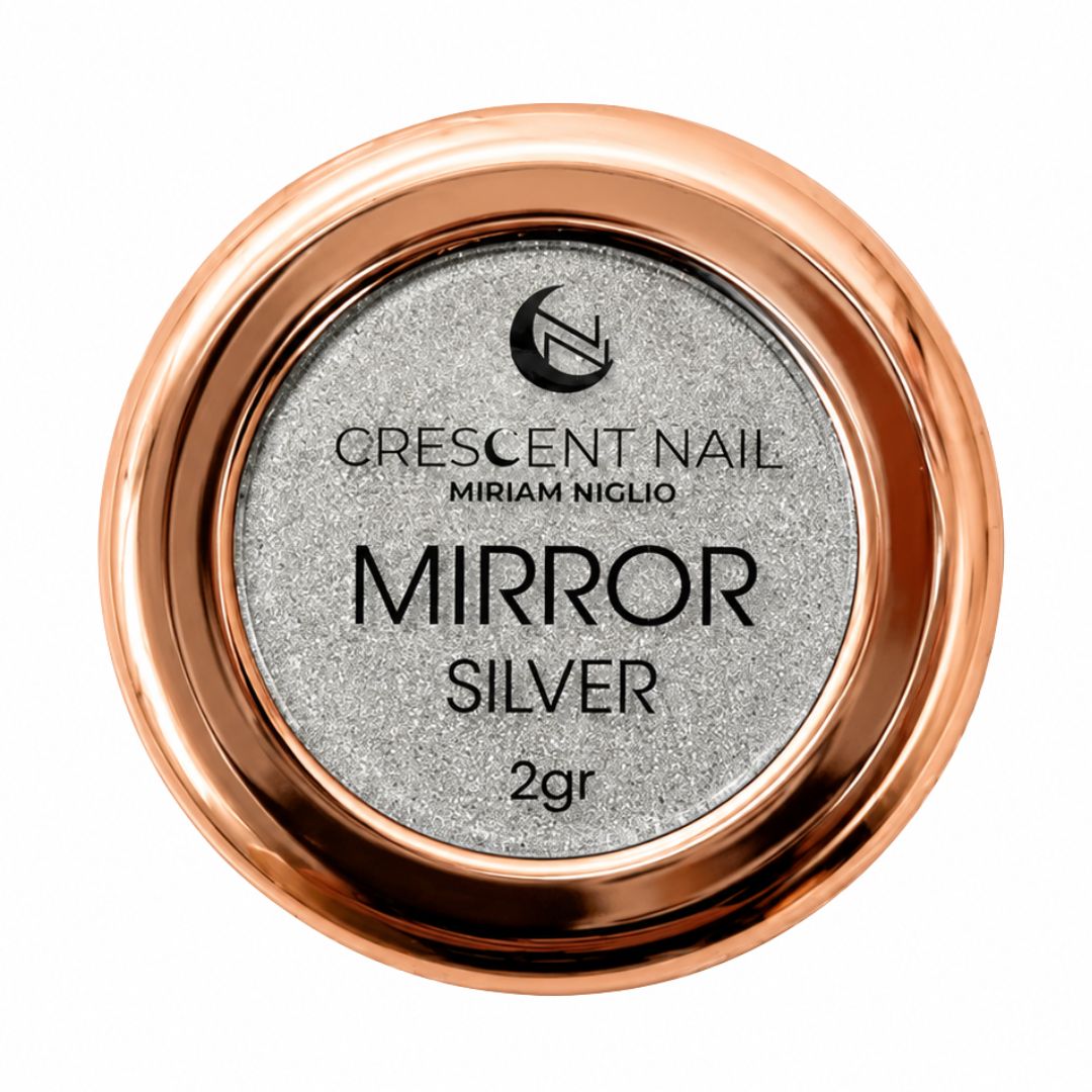 mirror silver Mirror silver 2gr Crescent Nail - immagine 1