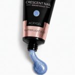 Acrygel 30gr Glitter Light Blue Crescent Nail