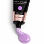 Acrygel 30gr Glitter Lilac Crescent Nail