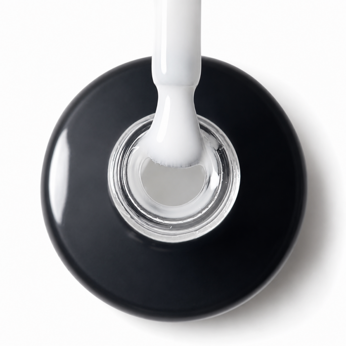 Base Rubber 15ml Milky White Crescent Nail - immagine 2