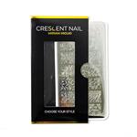 Stamping 05 flower Crescent Nail