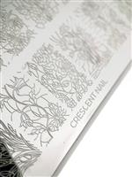 Stamping 05 flower Crescent Nail - immagine 2