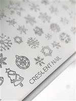 Stamping 02 christmas Crescent Nail - immagine 2