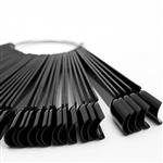 Tip quadrate nere confezione da 50 pz Crescent Nail