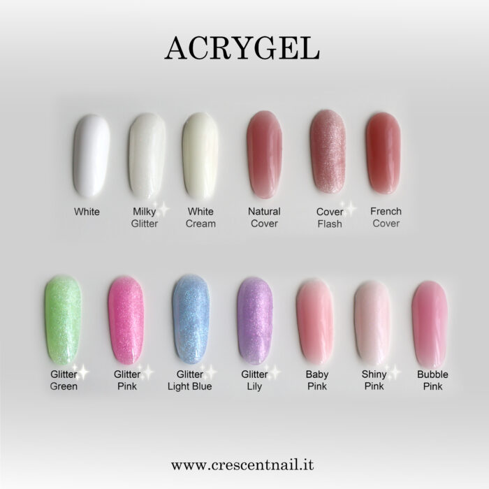 Acrygel 30gr "White" Crescent Nail - immagine 4