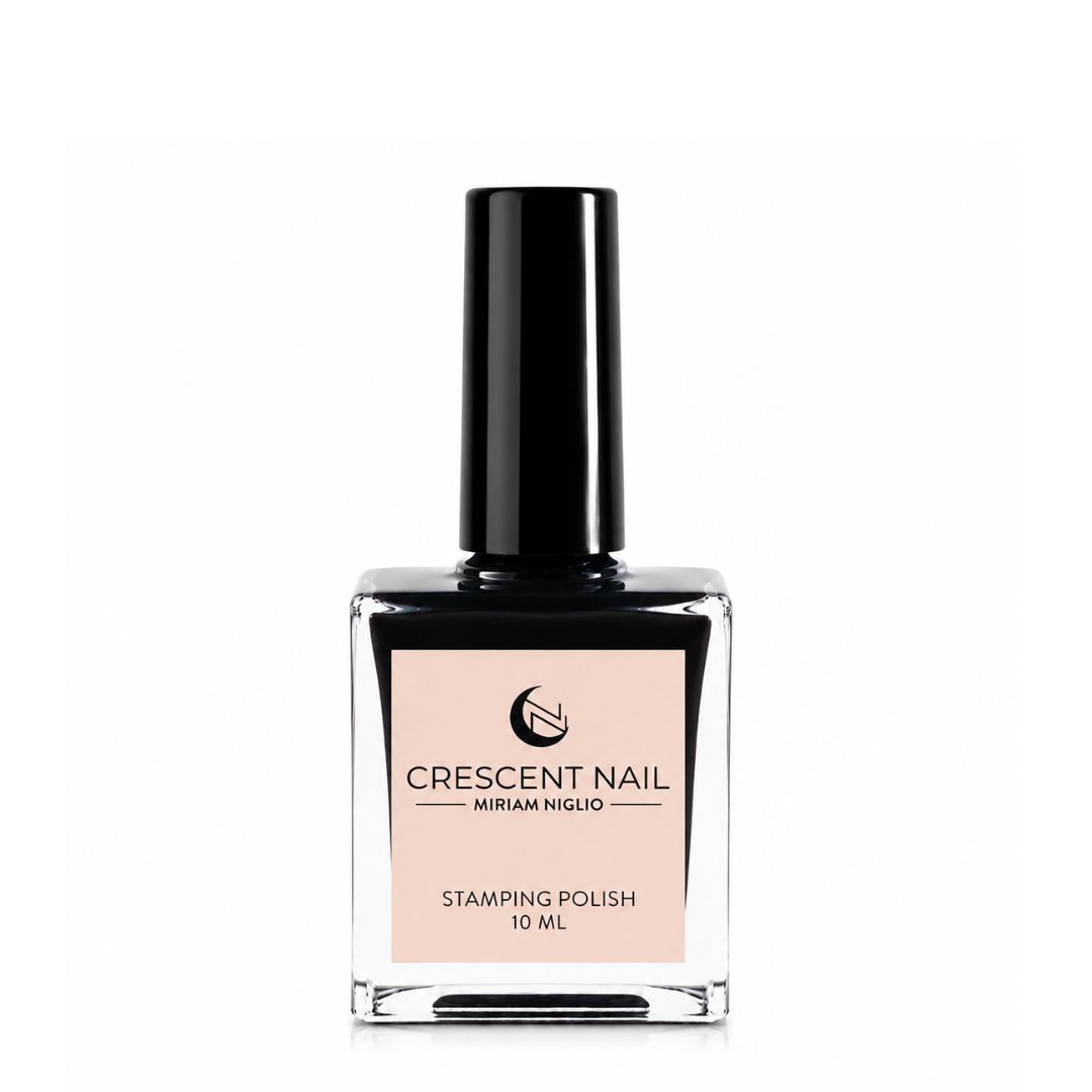black Stamping Polish 10 ml Black Crescent Nail - immagine 1
