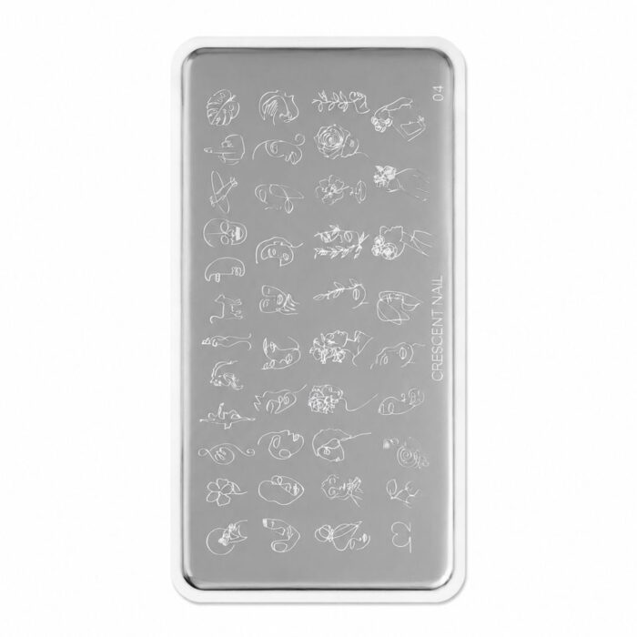 Stamping 04 face Crescent Nail - immagine 2