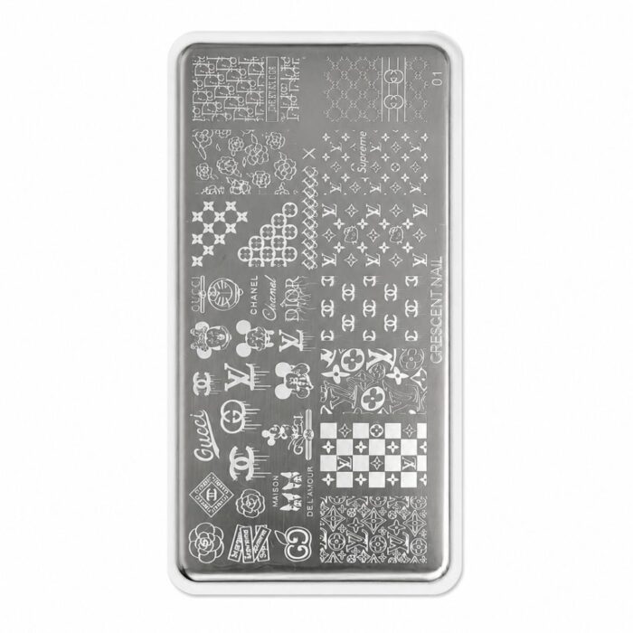 Stamping 01 luxury Crescent Nail - immagine 2