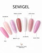 Semigel Ice White 15ml Crescent Nail - immagine 2