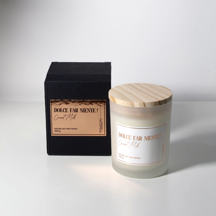 Coconut Milk Candle 200gr - immagine 3