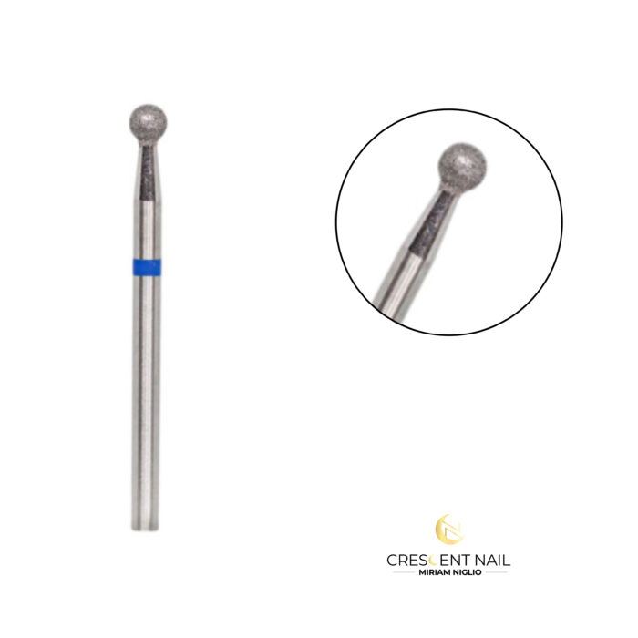 Punta diamantata "ball" blu 031 Crescent Nail - immagine 1