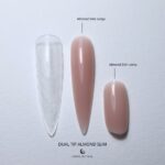 Dual tip Almond Slim Crescent Nail