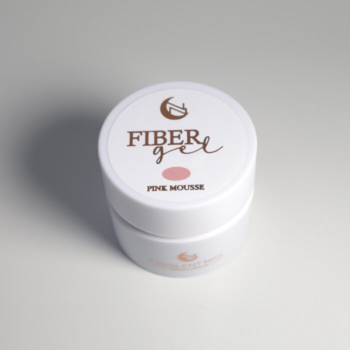 Gel Fiber Pink Mousse 30 gr Cresent Nail - immagine 3