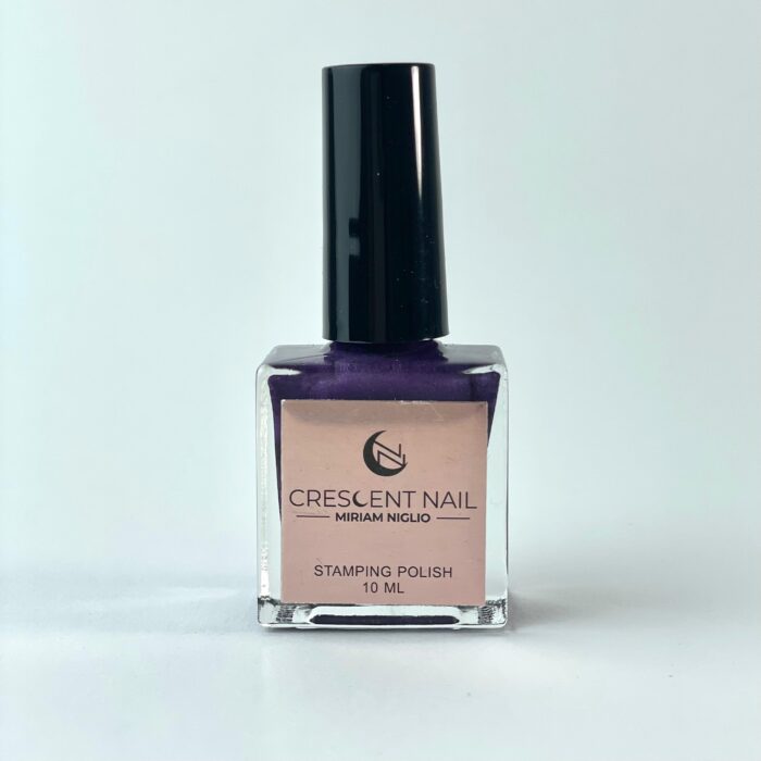 Stamping Polish 10 ml Magnetic Violet Crescent Nail - immagine 1