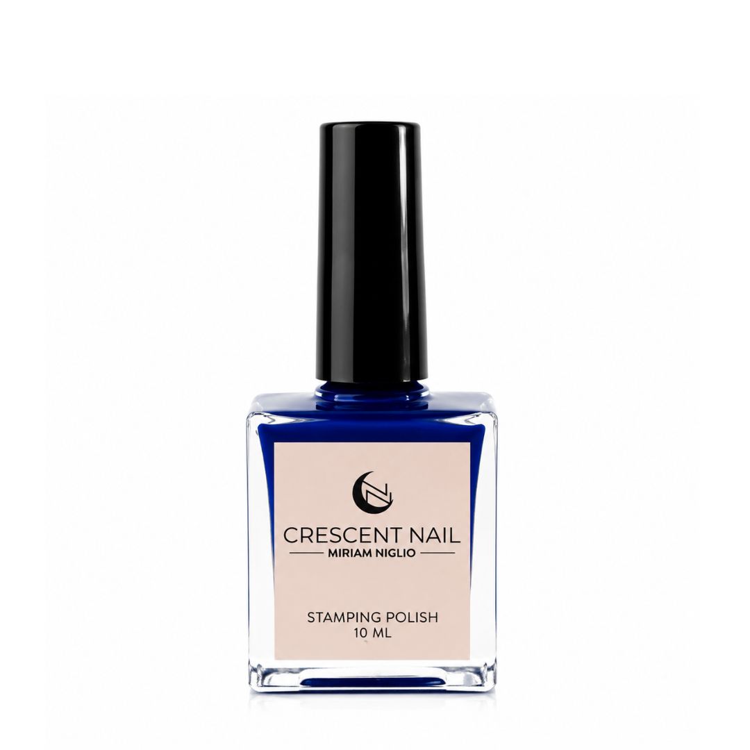 blu navy Stamping Polish 10 ml Blu Navy Crescent Nail - immagine 1