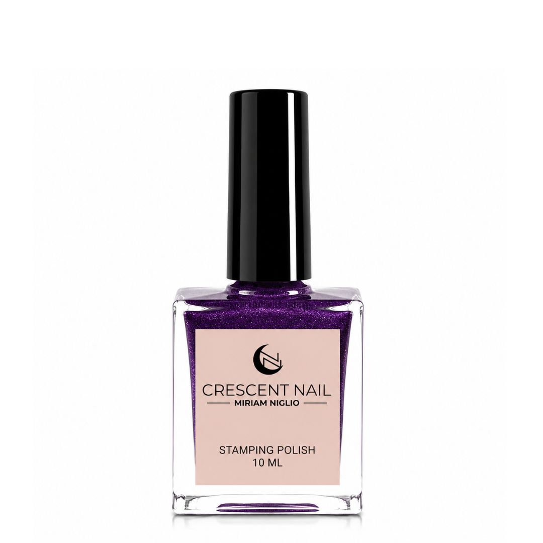 magnetic violet Stamping Polish 10 ml Magnetic Violet Crescent Nail - immagine 1