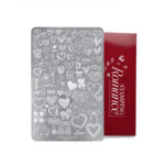 Stamping Romance Crescent Nail