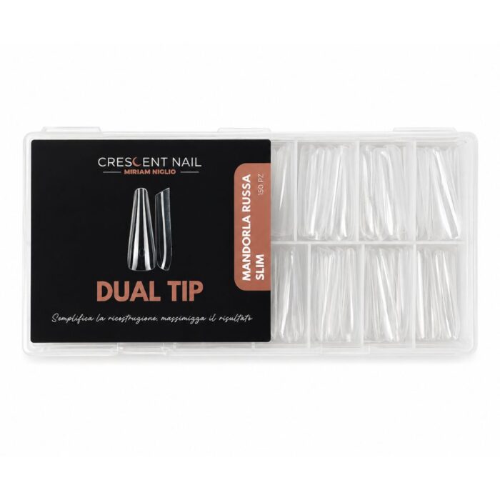 Dual Tip Mandorla Russa Slim Crescent Nail - immagine 2