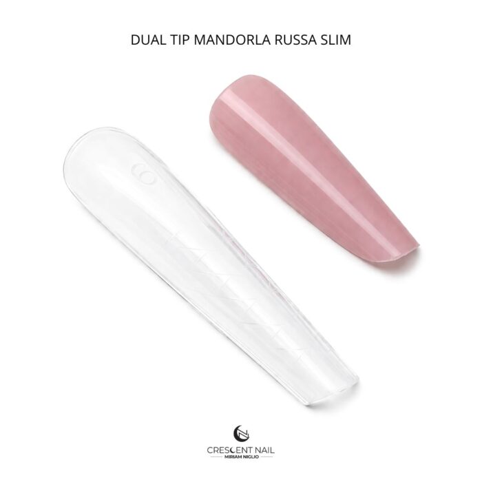 Dual Tip Mandorla Russa Slim Crescent Nail - immagine 6